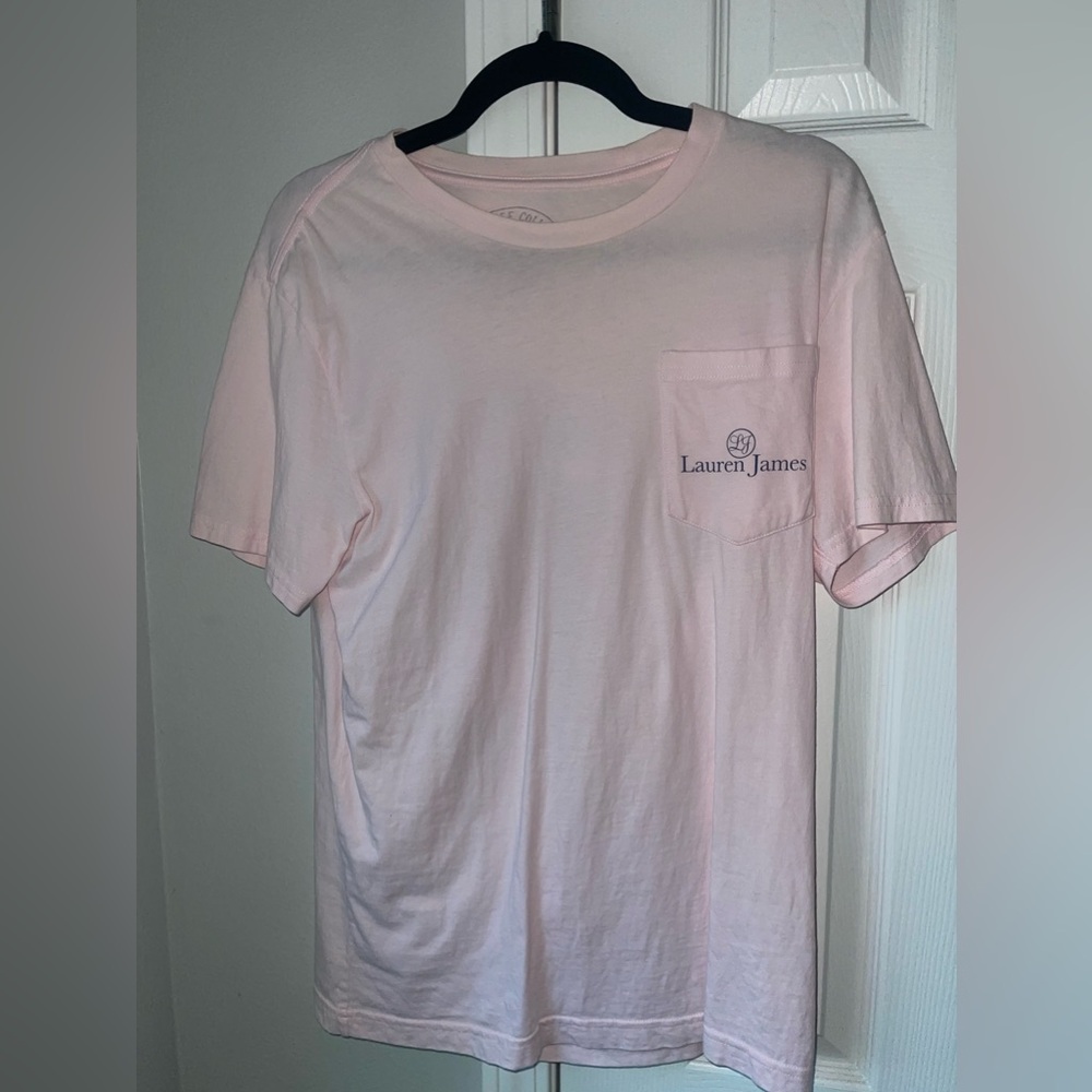 Lauren james derby all day tee pink